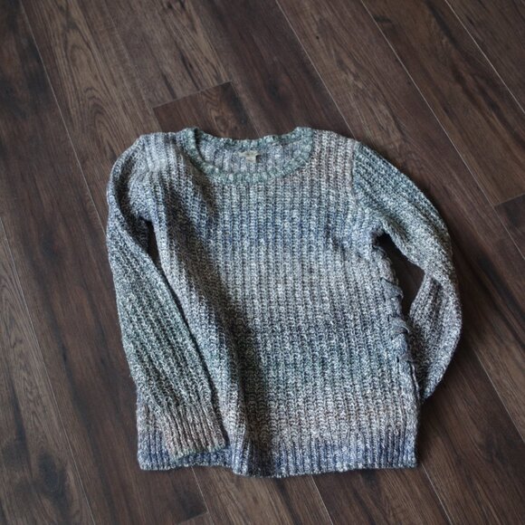Tweed Ladies Sweater By Lucky Brand - Picture 3 of 5